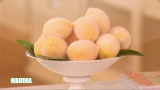 Sugared Lemon Centerpieces  DIY Wedding Ideas  Martha Stewart Weddings [upl. by Kcirdde]