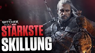 Die stärkste Skillung in The Witcher 3  macht dich fast unsterblich und ultra stark mit Aerondight [upl. by Eiggem186]