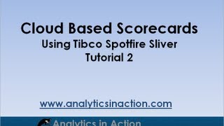 Cloud Based Scorecards using Tibco Spotfire Sliver  Tutorial 2 [upl. by Neile]