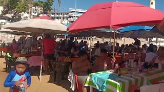 COMO ES POSIBLE LA ÚNICA PLAYA EN TODO ACAPULCO QUE SIGUE SUCIA ES LA quotANGOSTAquot [upl. by Biddle]