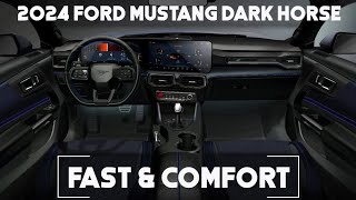 2024 Ford Mustang Dark Horse Interior Review [upl. by Annert]