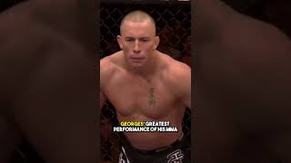 The most impressive performance of Georges StPierre’s career [upl. by Airdnala229]