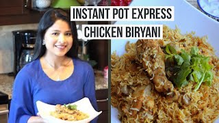 Instant pot Express Chicken Biryani [upl. by Elehcar682]