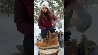 Quick Winter Shoe Drying Trick shortsvideo [upl. by Hendrick]