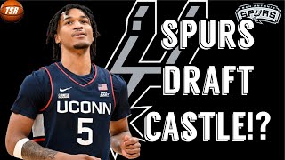 Spurs DRAFT Stephon Castle San Antonio Spurs News [upl. by Hurlbut943]