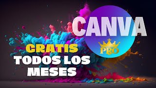 cómo tener CANVA PRO gratis canva  tutorial [upl. by Assyram12]