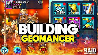 Building Geomancer to Be a BEAST in Raid Shadow Legends [upl. by Coward]