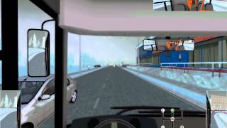 3D Drive Megapolis drive simulation  Snow Bus and new sounds [upl. by Nosidda]