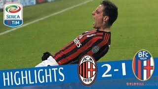 Milan  Bologna 21  Highlights  Giornata 16  Serie A TIM 201718 [upl. by Larsen796]