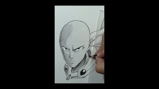 Drawing SAITAMA From One Punch Man [upl. by Neumark836]