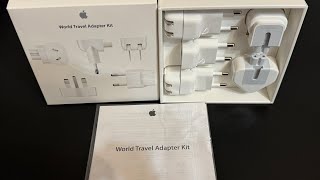 Apple World Travel Adapter Kit  Unboxing  Travel Plus Lifestyle [upl. by Isborne]