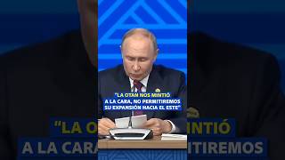 Rusia no permitirá el avance hacia el este de la OTANrusia putin eeuu otan politica [upl. by Aicella349]