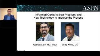 ASPN Webinar New Technology to Improve the Informed Consent Process [upl. by Dagall595]