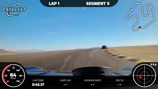 Chuckwalla CCW SS 1LE Lap with Telemetry  Chase Footage [upl. by Anila]