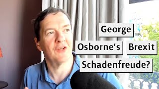 George Osborne Basking In Some Brexit Satisfaction [upl. by Dloreh]