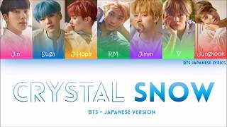 BTS 防弾少年団 CRYSTAL SNOW Lyrics COLOR CODED HANROMENG [upl. by Rodavlas570]