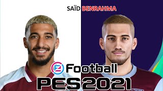 SAÏD BENRAHMA  PES 201920202021  FACE BUILD amp STATS [upl. by Alberto]