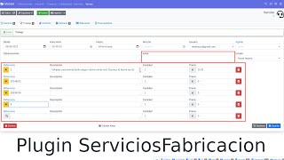 Plugin ServiciosFabricacion [upl. by Anihta353]