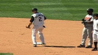 Tulowitzki catches liner nets an unassisted triple play [upl. by Ailahtan]