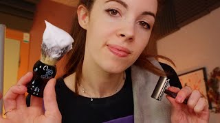 ASMR Mens Shave 🪒  Realistic Shaving Sounds amp Soft Spoken [upl. by Gerard]