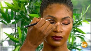 Celebrity MakeUp Artist Steven Coleman Showcases Fall Trends [upl. by Eitnom]