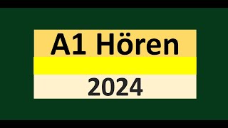 Start Deutsch A1 Hören Modelltest 2024 mit Lösungen am Ende  Sample Paper  Vid  196 [upl. by Araf]