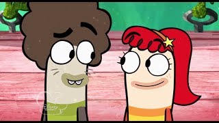 Fish Hooks  Oscar and Bea kiss Final Scene [upl. by Jea90]