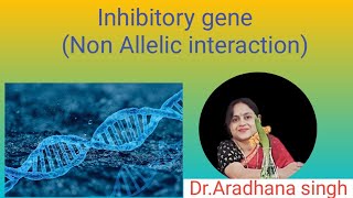 Inhibitory gene Non Allelic interaction [upl. by Nodnas]