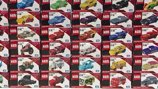 カーズ3 トミカC01からC50まで全種類開封 ディズニー おもちゃ Cars 3 Diecast Complete Collection Tomica Disney Toys For Kids [upl. by Lazaro798]