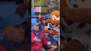 Mascot Teaches a Lesson to Rude Fan with a Beer Splash shorts [upl. by Nais411]