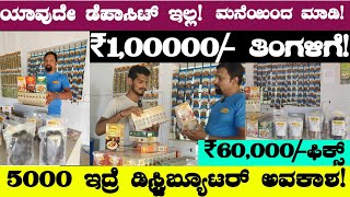 Earning Monthly Up to 60000 100000 Lac Monthly  Kannada Business Ideas In Kannada 2024 [upl. by Ramsdell]