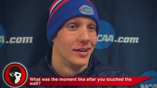 Caeleb Dressel on 399 100 free quotI was tiredquot [upl. by Eelana]