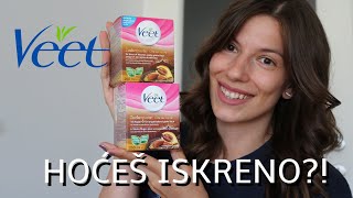 HOĆEŠ ISKRENO  VEET šećerna pasta i depilacija kod kuće [upl. by Hameean]