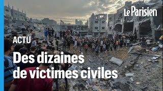 Israël bombarde le plus grand camp de réfugié de Gaza pour «éliminer un dirigeant du Hamas» [upl. by Ayatnwahs]