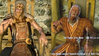 Poor Jarl Balgruuf vs rich Jarl Vignar Skyrim Special Edition [upl. by Ianteen164]