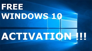 WINDOWS 10 Activation FREE [upl. by Ycnahc]