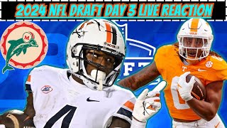 Miami Dolphins 2024 NFL Draft Day 3 Recap amp Reaction  Best Day Yet [upl. by Aneehsirk]