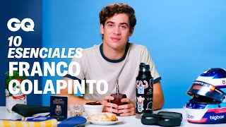 Franco Colapinto 10 objetos sin los que no puede vivir  10 Esenciales  GQ España [upl. by Chadwick]