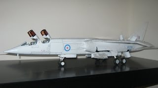 AIRFIX 148 BAC TSR 2 BUILD REVIEW [upl. by Liagiba]