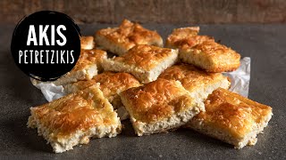 Greek Feta Cheese Pie  Akis Petretzikis [upl. by Wind]