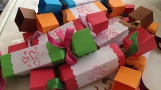 Şeker Kutusu Yapımı  Candy Gift Box [upl. by Goldi]