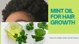 How to make Mint oil at home Easy mint oil recipe [upl. by Itisahc643]