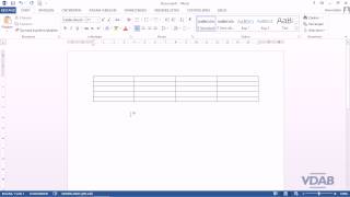 Word 2013  101TabelMaken [upl. by Merc232]
