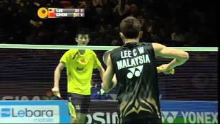 SF  Lee Chong Wei vs Chen Long  All England 2011 [upl. by Charley]