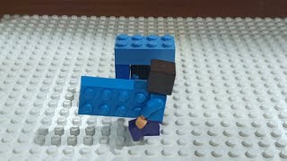 Lego Steve builds a robot [upl. by Ettesel370]