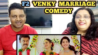 F2 VENKATESH amp TAMANNAAH WEDDING COMEDY SCENES  F2 Back to Back comedy scenes  f2movie  Reaction [upl. by Fabiano]