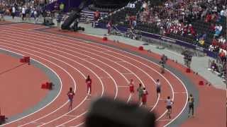 Jason Richardson Wins Olympic 2012 110m Hurdles Rd 1 Filmed in HD Live in the Stadium [upl. by Idolah]