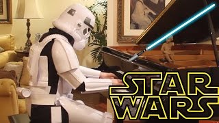 Star Wars  Duel of Fates on Piano  Epic lightsaber music [upl. by Pasol]