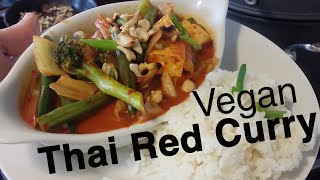 Vegan Thai Red Curry Recipe Oil Free  Le Tour de Plants [upl. by Enomar]