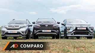 Toyota Rush vs Mitsubishi Xpander vs Honda BRV  AutoDeal Comparo [upl. by Winchester]